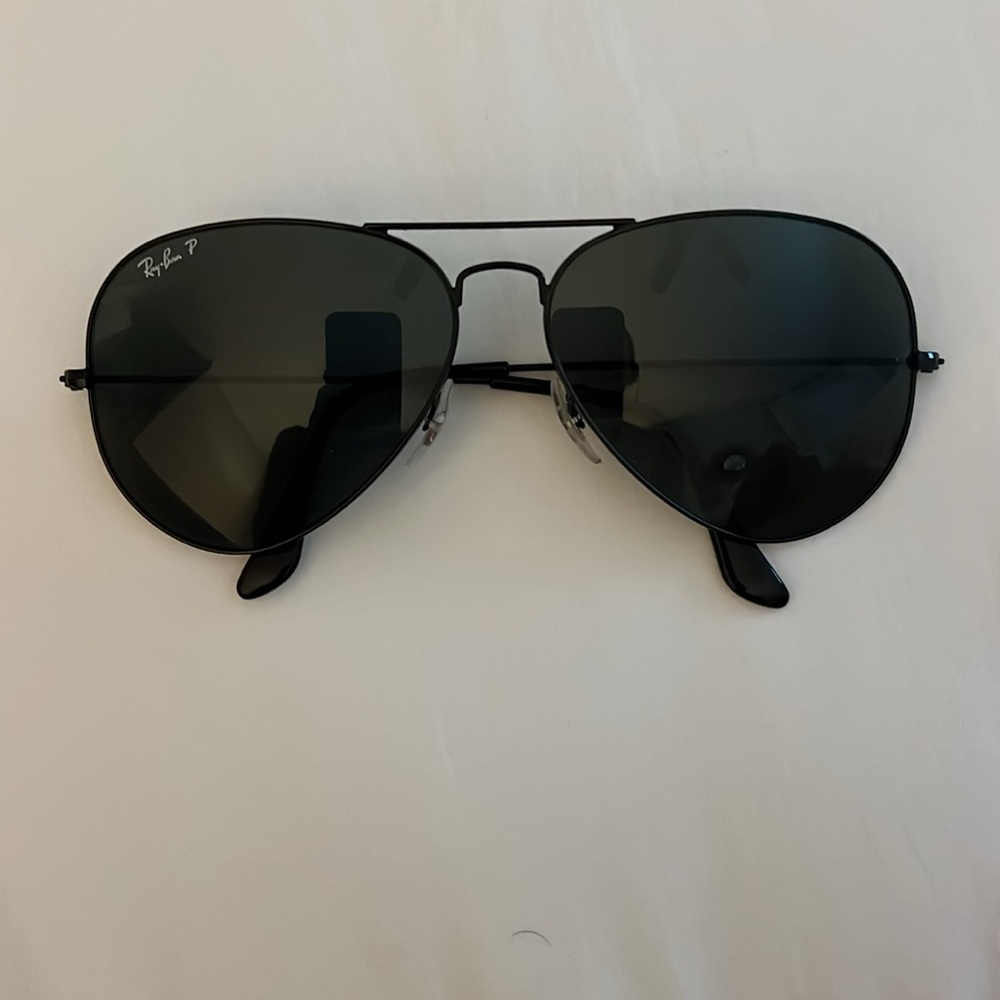 Ray-Ban RB3025 Aviator Large Black Metal Matte Black Aviator